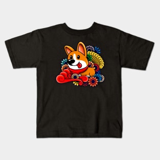 Vignette Doggy Kids T-Shirt